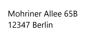 Addresse des Seitenbetreibers